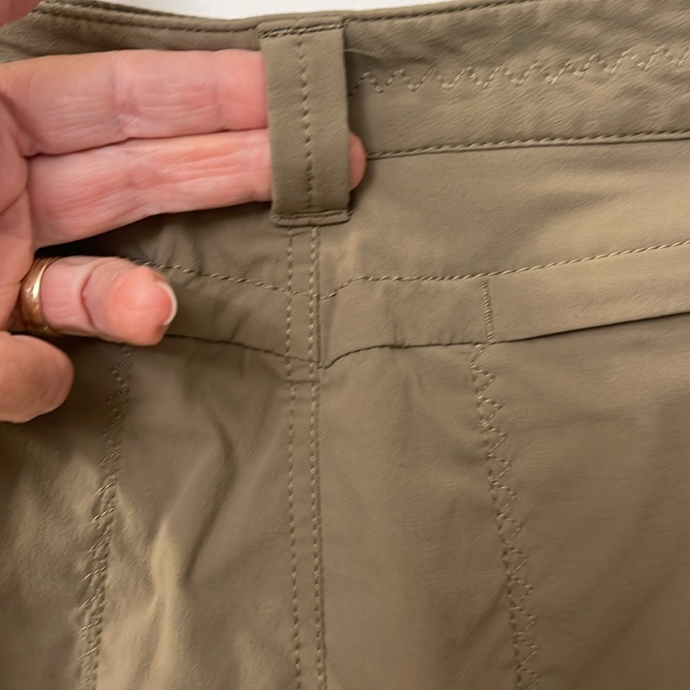 EDDIE BAUER hiking Skort/ pockets with zipper back, front pockets/ lining - Picture 9 of 9